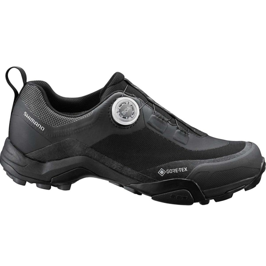 Mountain Bike Shoes * | Hot Sale Shimano Mountain Bike Shoes Mt7 Gtx Mountain Bike Shoe Men'S Black