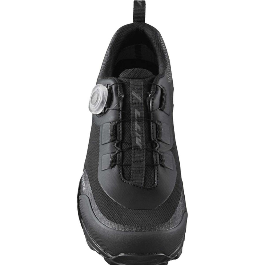 Mountain Bike Shoes * | Hot Sale Shimano Mountain Bike Shoes Mt7 Gtx Mountain Bike Shoe Men'S Black