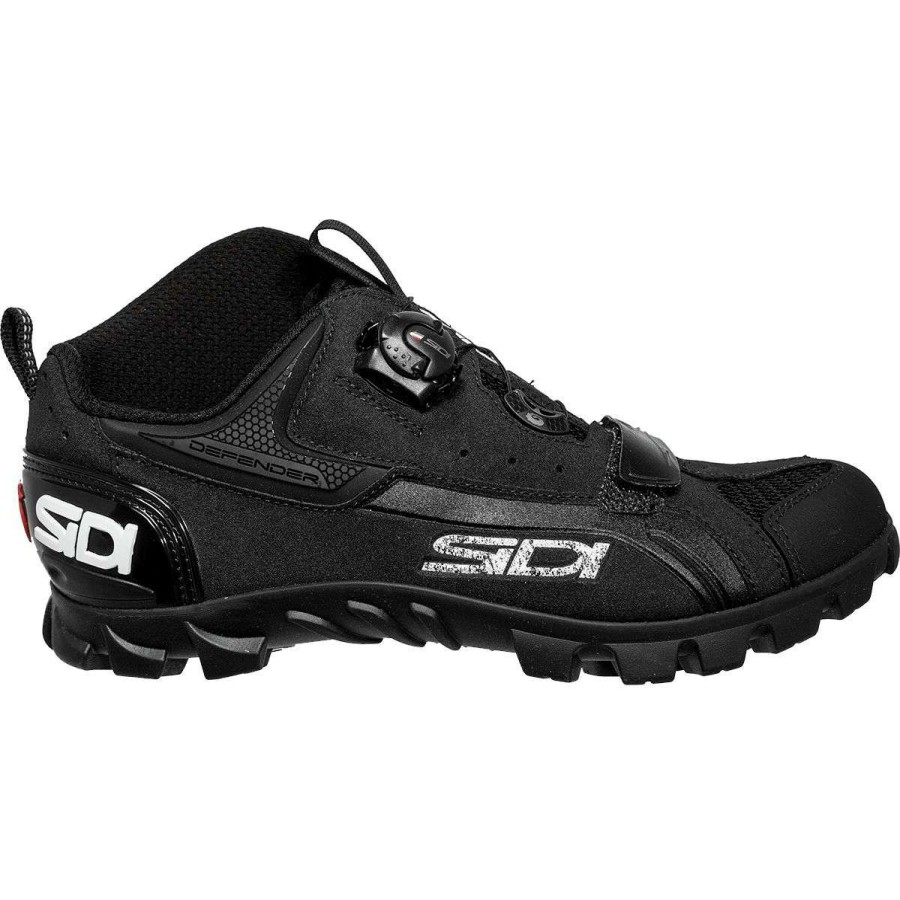 Mountain Bike Shoes * | Wholesale Sidi Mountain Bike Shoes Defender Cycling Shoe Men'S Black