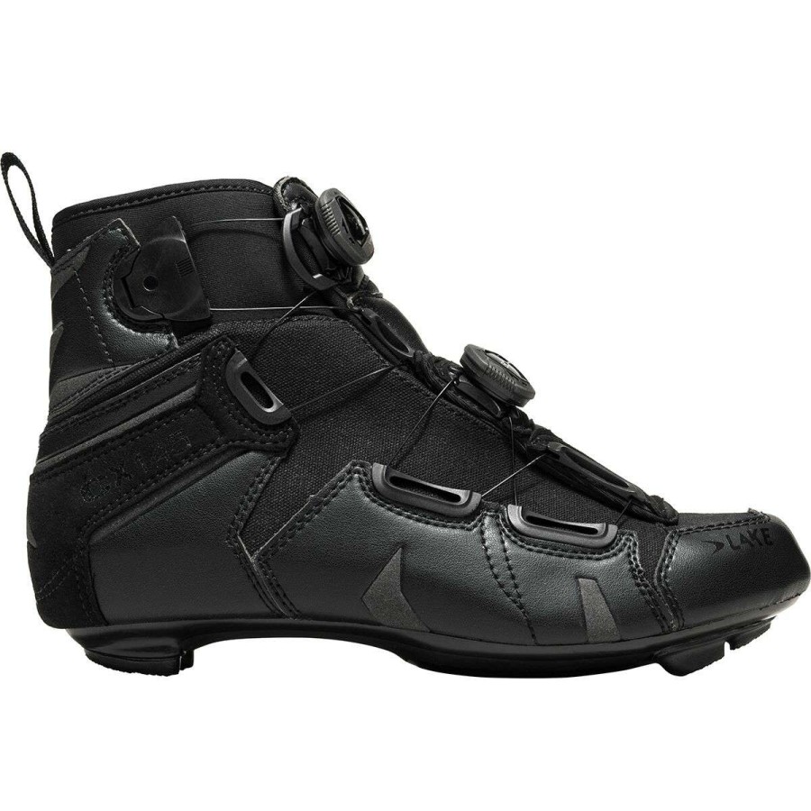 Road Bike Shoes * | Best Reviews Of Lake Road Bike Shoes Cx145 X Cycling Shoe Men'S Black