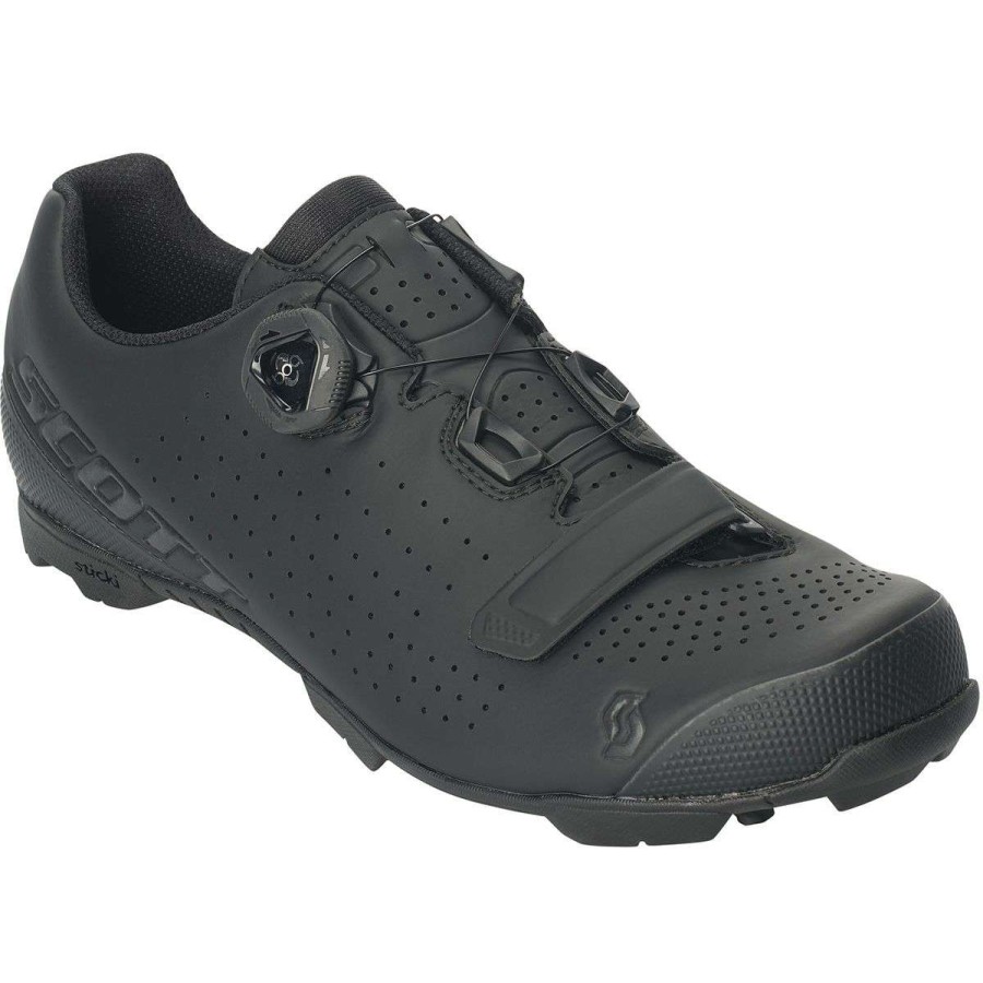 Mountain Bike Shoes * | Discount Scott Mountain Bike Shoes Mtb Vertec Boa Cycling Shoe Men'S Matte Black/Gloss Black