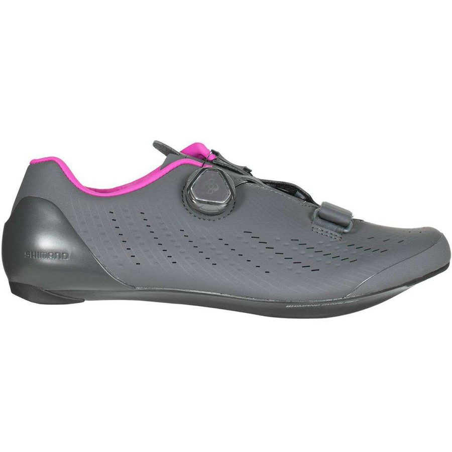 Road Bike Shoes * | Budget Shimano Road Bike Shoes Sh Rp7 Cycling Shoe Women'S Gray