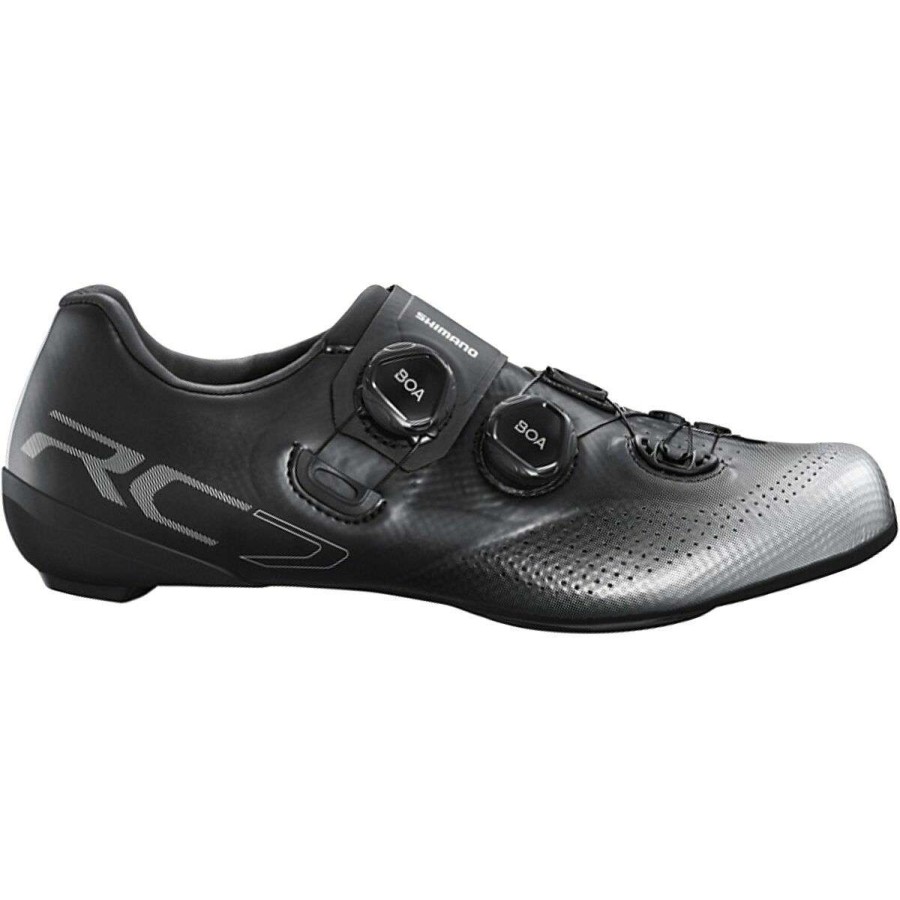 Road Bike Shoes * | Flash Sale Shimano Road Bike Shoes Sh Rc7 Cycling Shoe Men'S Black