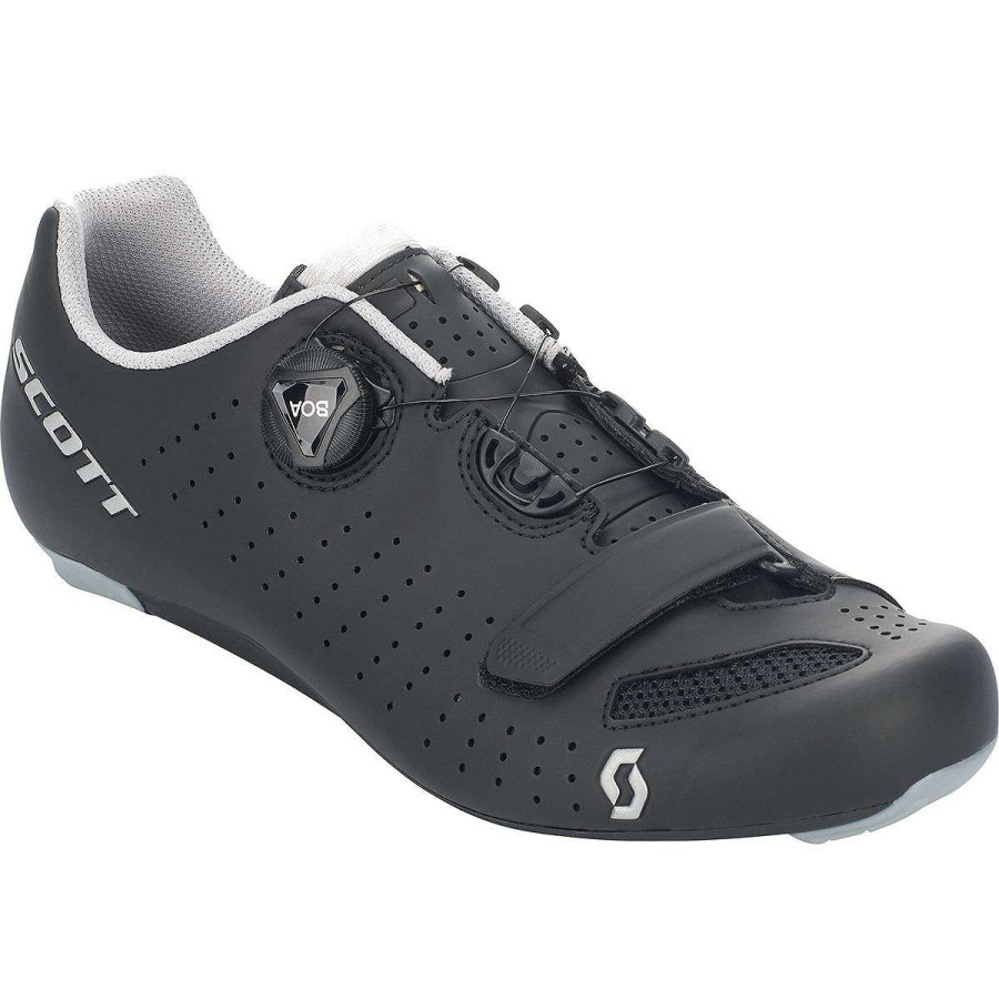 Road Bike Shoes * | New Scott Road Bike Shoes Road Comp Boa Cycling Shoe Men'S Black/Silver