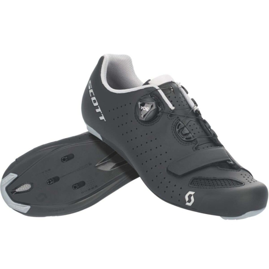 Road Bike Shoes * | New Scott Road Bike Shoes Road Comp Boa Cycling Shoe Men'S Black/Silver