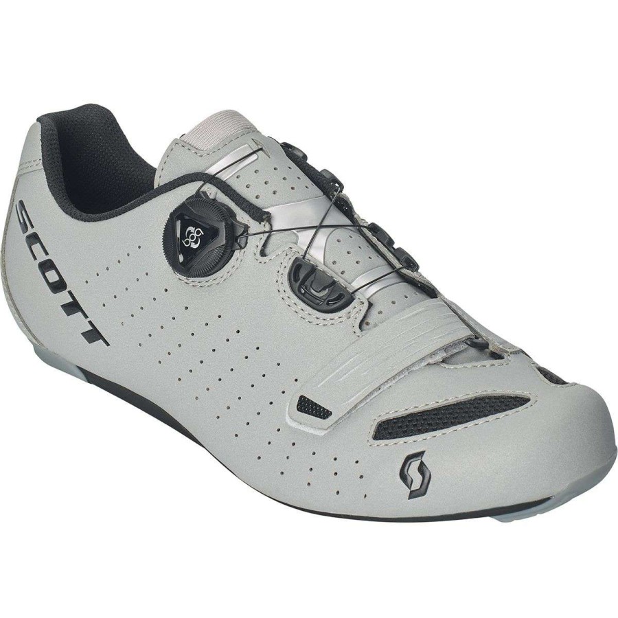 Road Bike Shoes * | Deals Scott Road Bike Shoes Road Comp Boa Reflective Lady Cycling Shoe Women'S Reflective Black