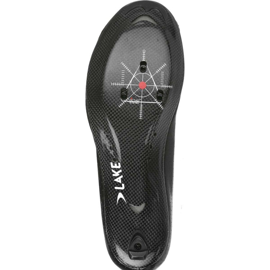 Road Bike Shoes * | Hot Sale Lake Road Bike Shoes Cx301 Xtra Wide Cycling Shoe Men'S Black