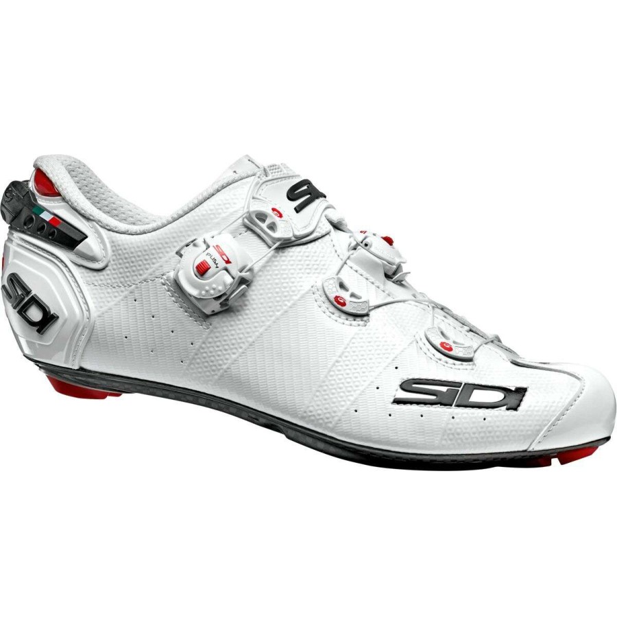 Road Bike Shoes * | Coupon Sidi Road Bike Shoes Wire 2 Air Vent Carbon Cycling Shoe Women'S White/Black Liner