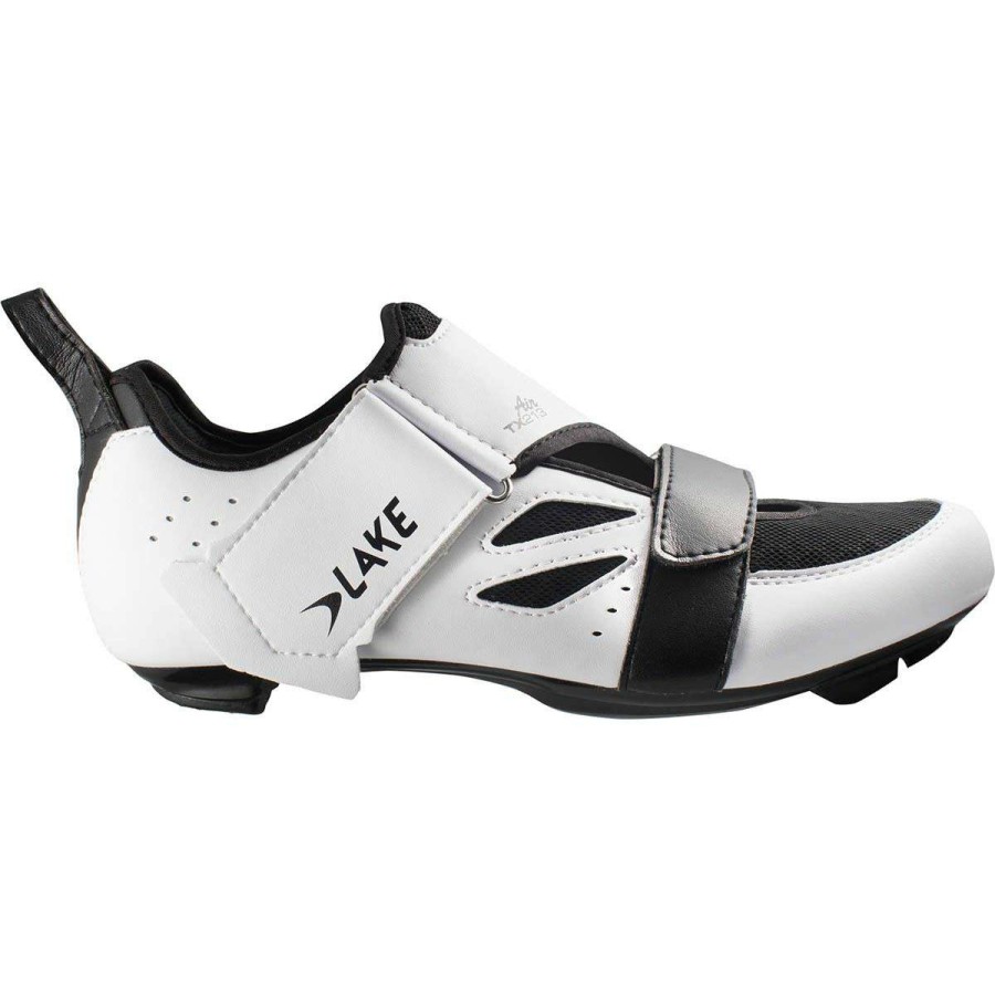 Triathlon Shoes * | Top 10 Lake Triathlon Shoes Tx213 Air Tri Shoe Men'S Air White/Black