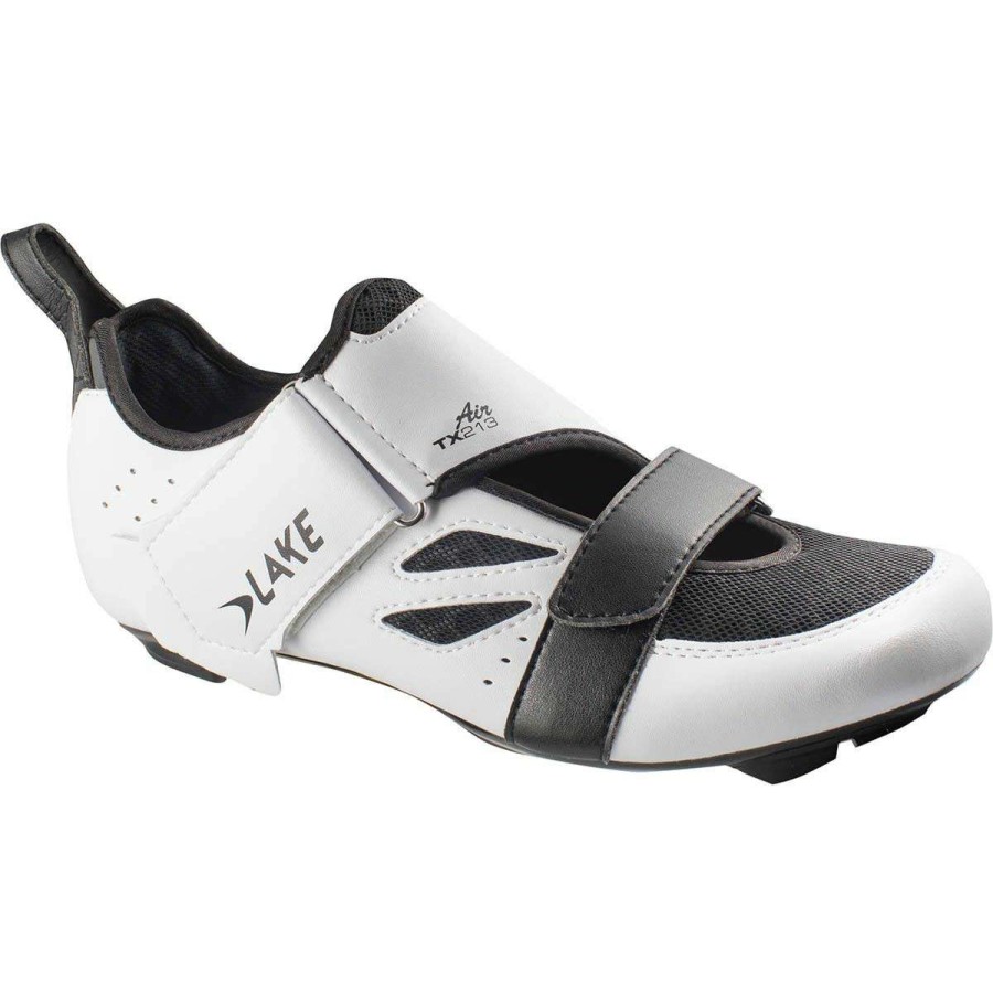 Triathlon Shoes * | Top 10 Lake Triathlon Shoes Tx213 Air Tri Shoe Men'S Air White/Black