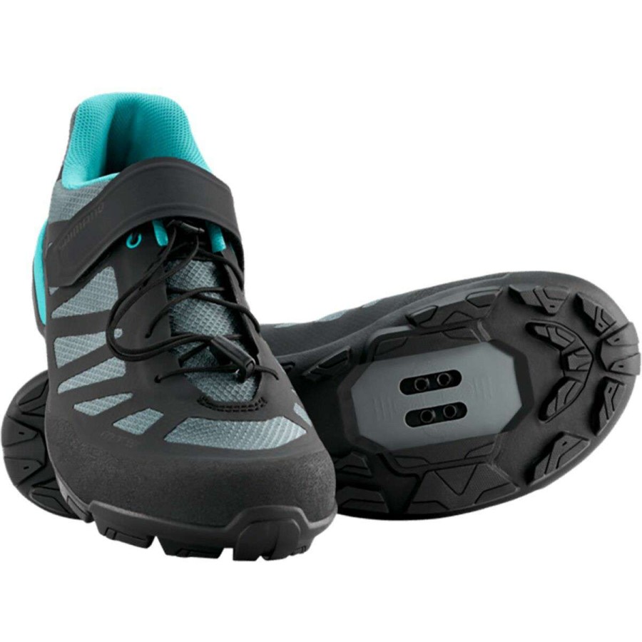 Mountain Bike Shoes * | Cheap Shimano Mountain Bike Shoes Sh Mt5 Cycling Shoe Women'S Gray