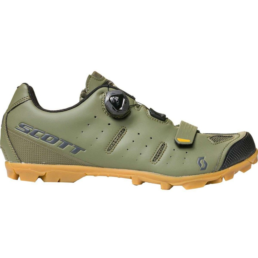 Mountain Bike Shoes * | Best Pirce Scott Mountain Bike Shoes Mtb Elite Boa Cycling Shoe Men'S Green Moss/Black