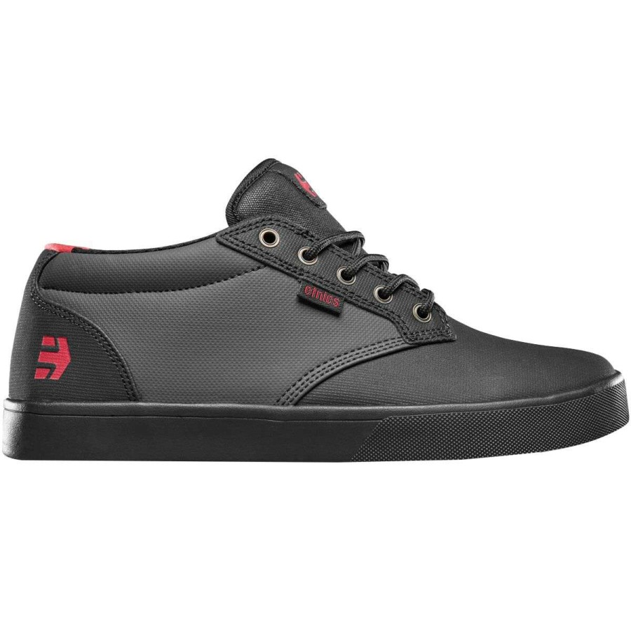 Flat Pedal Shoes * | Best Pirce Etnies Flat Pedal Shoes Jameson Mid Crank Cycling Shoe Men'S Black/Dark Grey/Red