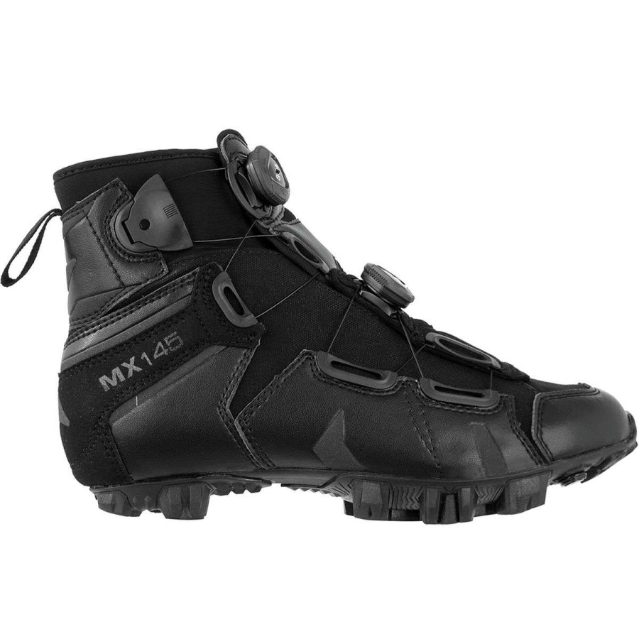 Mountain Bike Shoes * | Best Sale Lake Mountain Bike Shoes Mx145 Cycling Shoe Men'S Black