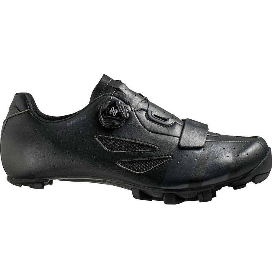 Mountain Bike Shoes * | Coupon Lake Mountain Bike Shoes Mx218 Cycling Shoe Men'S Black/Grey