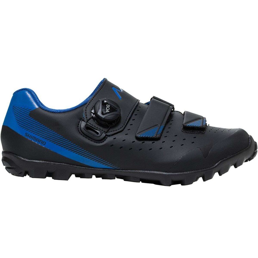 Mountain Bike Shoes * | Top 10 Shimano Mountain Bike Shoes Sh Me4 Mountain Bike Shoe Men'S Black/Blue