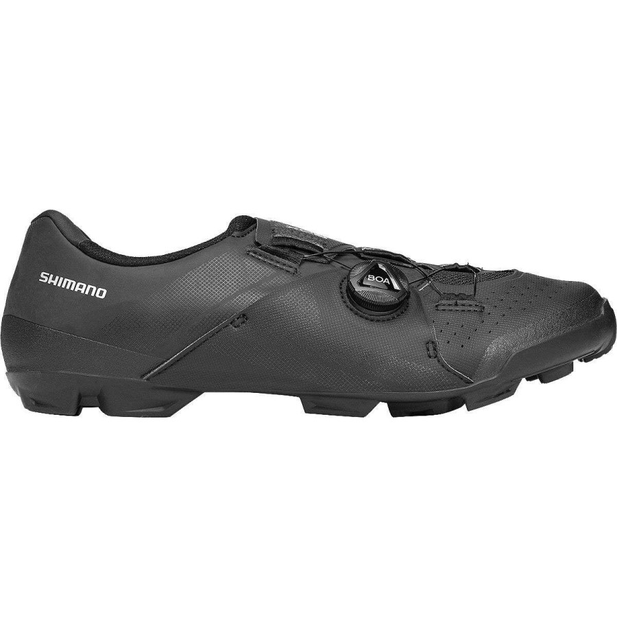 Mountain Bike Shoes * | Deals Shimano Mountain Bike Shoes Xc3 Wide Mountain Bike Shoe Men'S Black