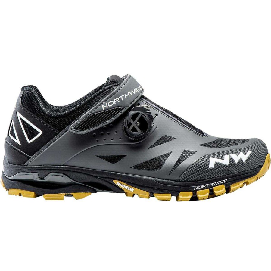 Mountain Bike Shoes * | New Northwave Mountain Bike Shoes Spider Plus 2 Cycling Shoe Men'S Anthra