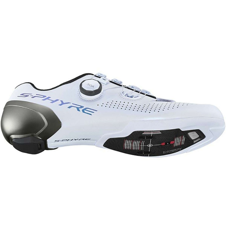 Road Bike Shoes * | Hot Sale Shimano Road Bike Shoes S Phyre Rc9T Cycling Shoe Men'S White