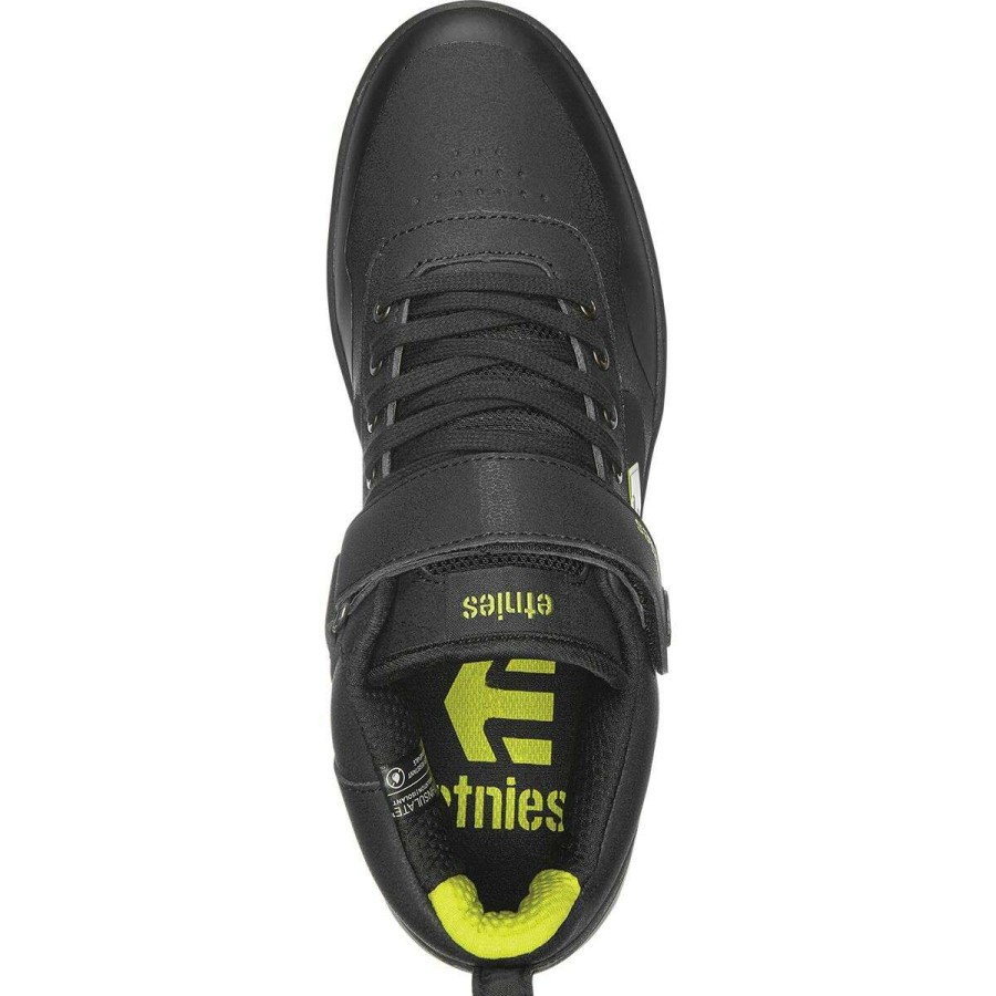 Flat Pedal Shoes * | Best Pirce Etnies Flat Pedal Shoes Culvert Mid Cycling Shoe Men'S Black/Lime