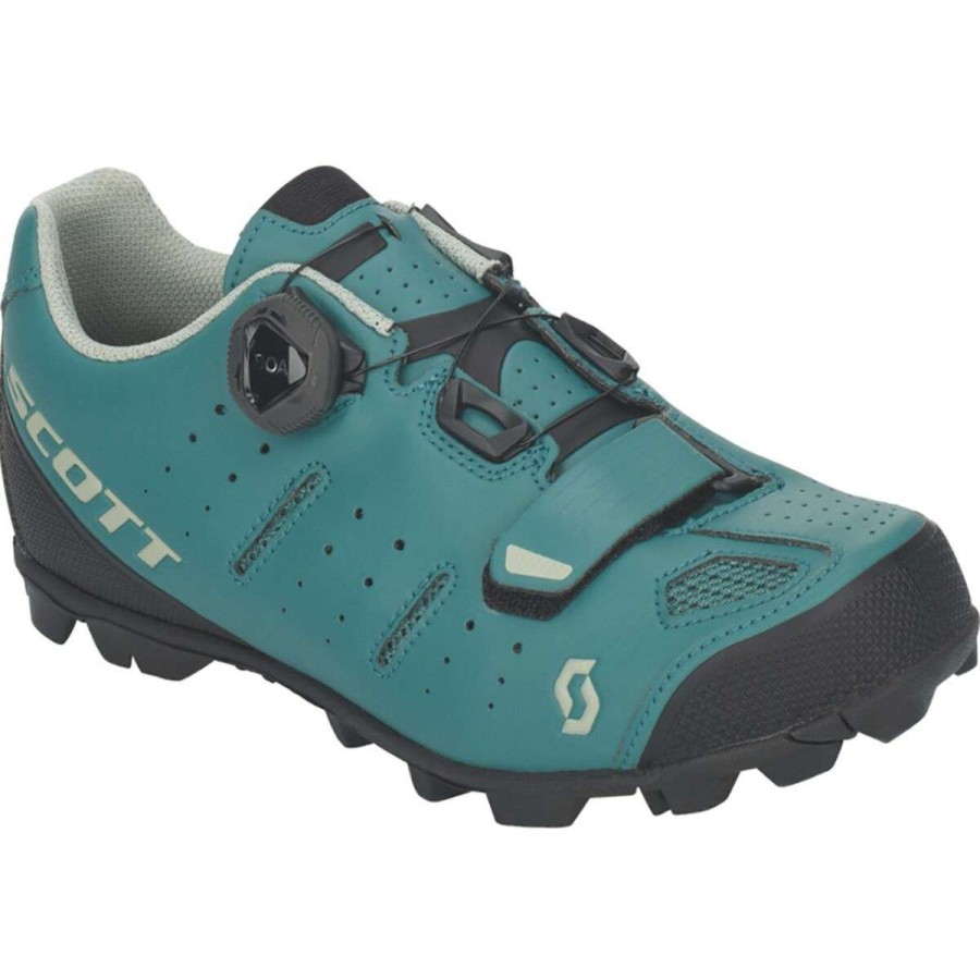 Mountain Bike Shoes * | Budget Scott Mountain Bike Shoes Elite Boa Lady Cycling Shoe Women'S Smoke Green/Pistazio Green