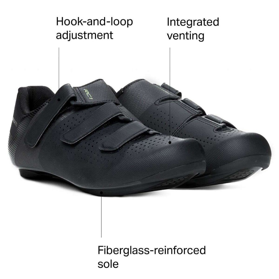 Road Bike Shoes * | Best Deal Shimano Road Bike Shoes Rc1 Cycling Shoe Men'S Black