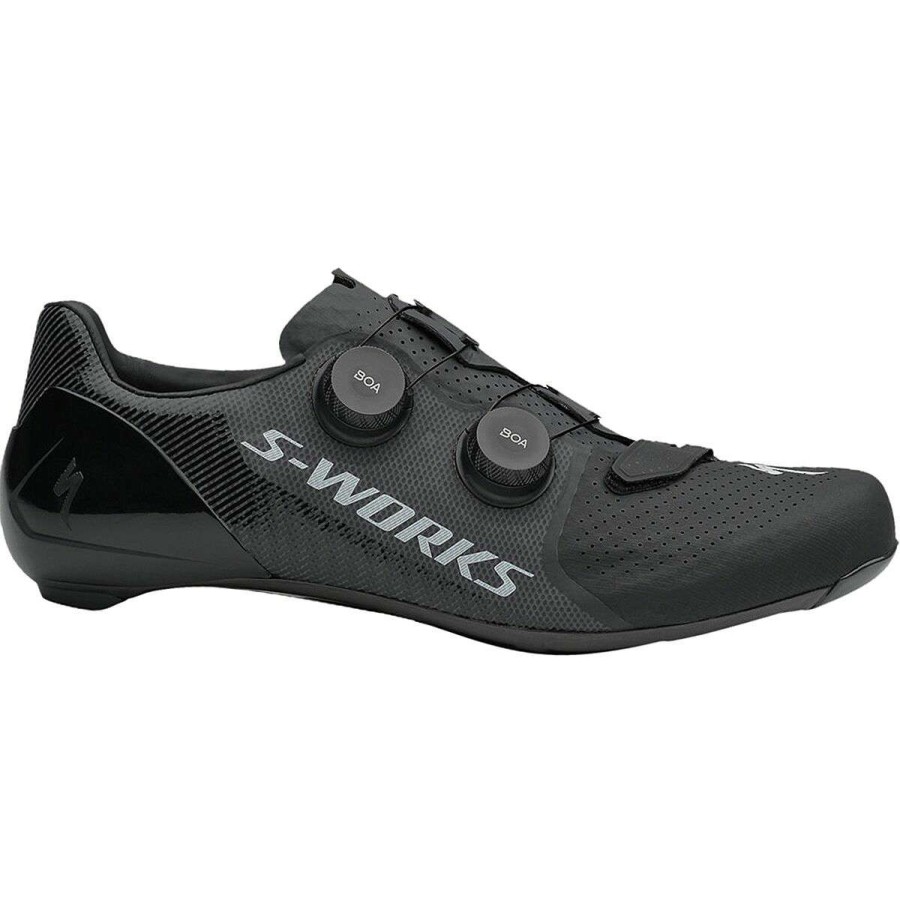 Road Bike Shoes * | Deals Specialized Road Bike Shoes S Works 7 Wide Cycling Shoe Black