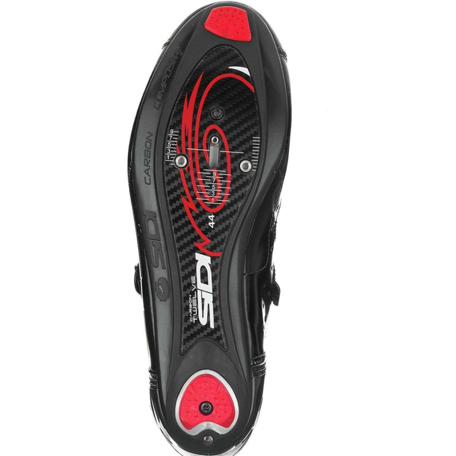 Road Bike Shoes * | Brand New Sidi Road Bike Shoes Ergo 4 Carbon Cycling Shoe Men'S Black