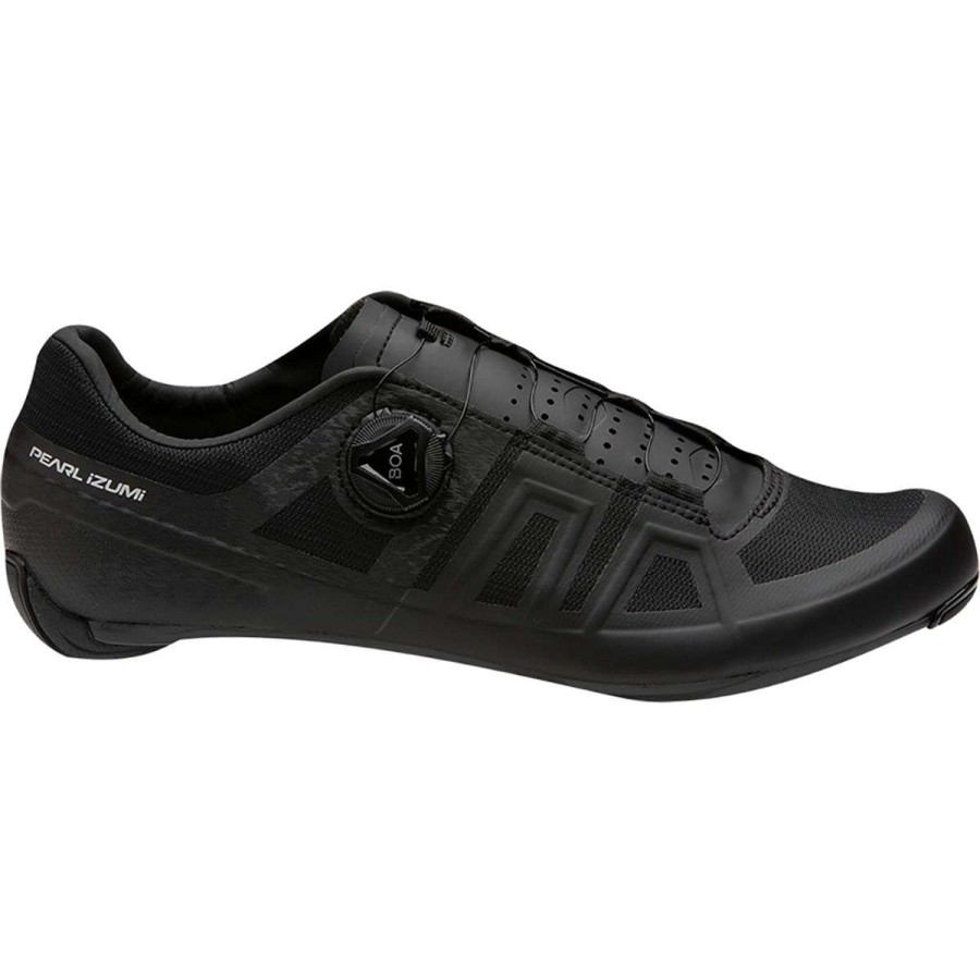 Road Bike Shoes * | Flash Sale Pearl Izumi Road Bike Shoes Attack Road Cycling Shoe Men'S Black/Black