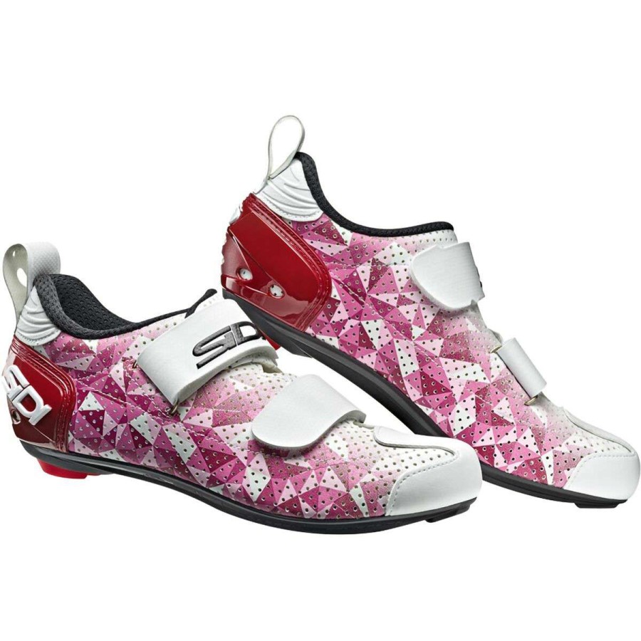 Triathlon Shoes * | Buy Sidi Triathlon Shoes T 5 Air Tri Shoe Women'S Rose/Red/White