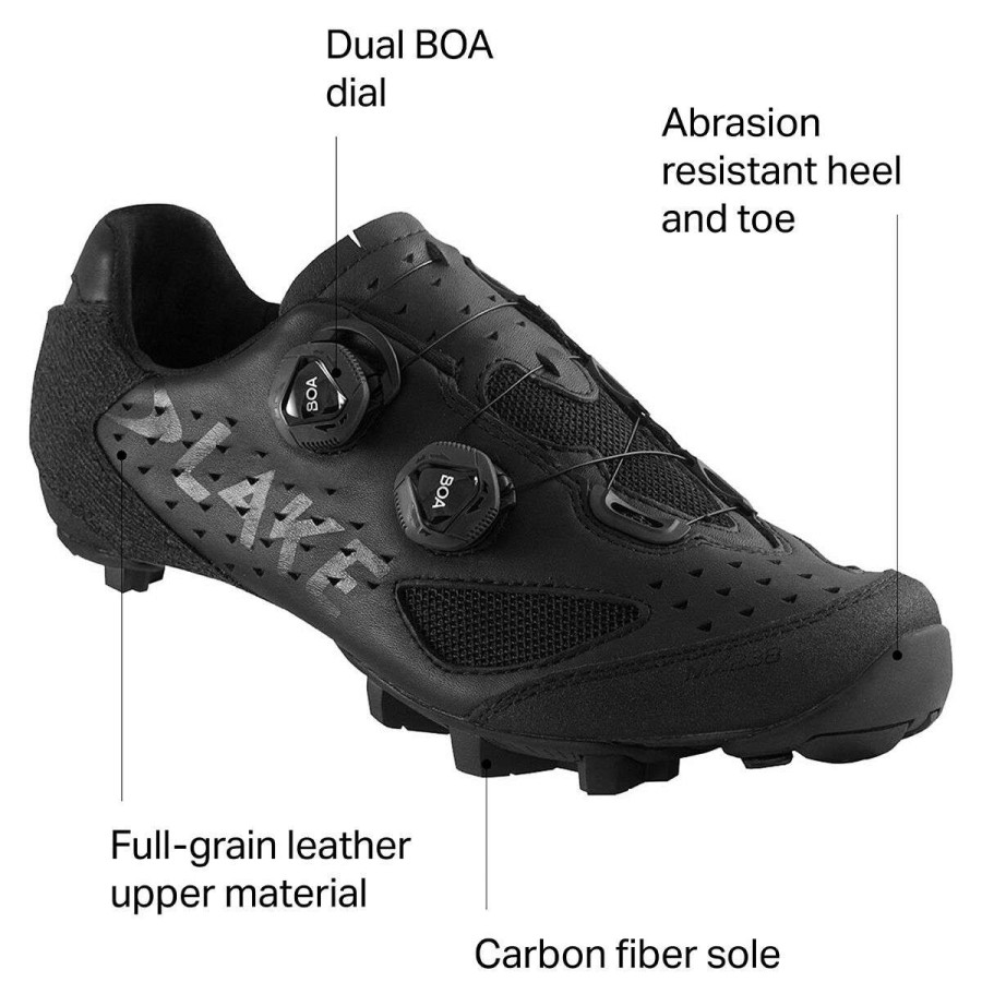 Mountain Bike Shoes * | Best Reviews Of Lake Mountain Bike Shoes Mx238 Cycling Shoe Men'S