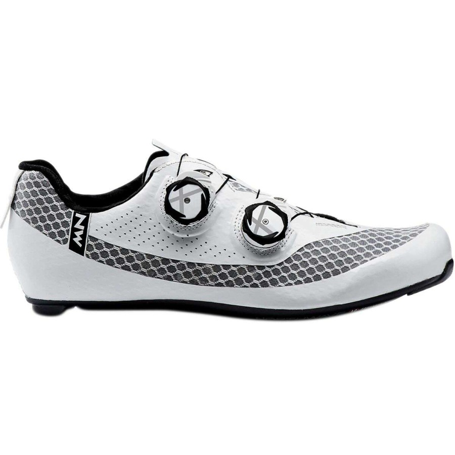 Road Bike Shoes * | Cheapest Northwave Road Bike Shoes Mistral Plus Cycling Shoe Men'S White