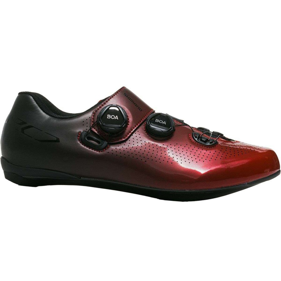 Road Bike Shoes * | Wholesale Shimano Road Bike Shoes Sh Rc7 Limited Edition Wide Cycling Shoe Men'S Red