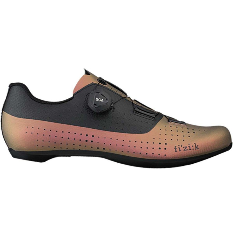 Road Bike Shoes * | Coupon Fi'Zi:K Road Bike Shoes Tempo Overcurve R4 Iridescent Cycling Shoe Copper/Black