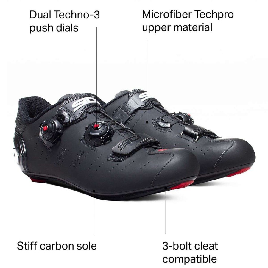 Road Bike Shoes * | Budget Sidi Road Bike Shoes Ergo 5 Carbon Cycling Shoe Men'S