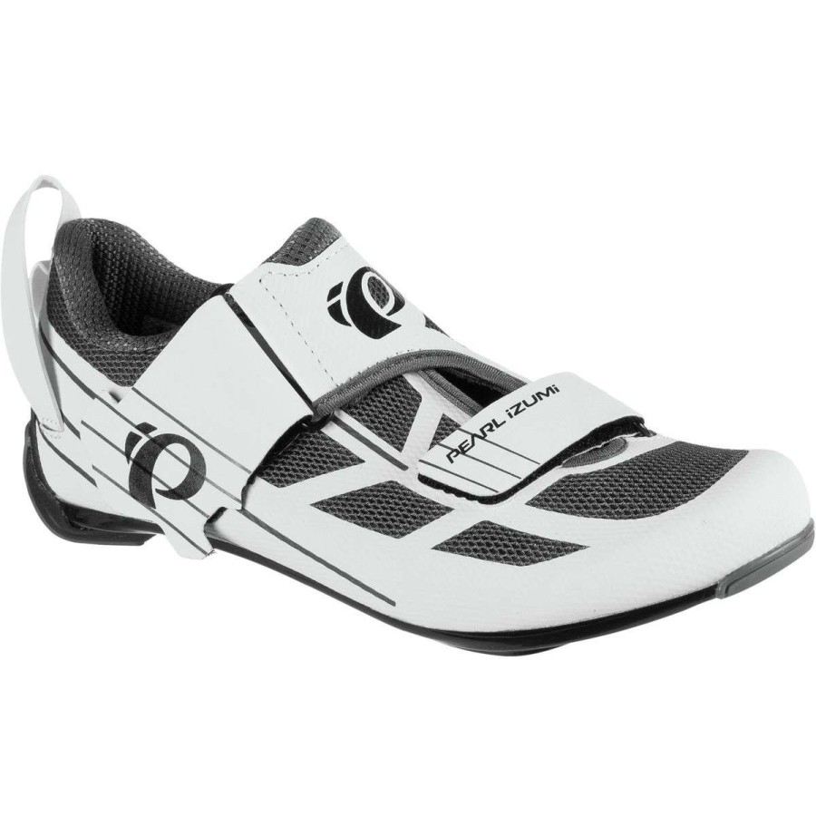 Triathlon Shoes * | Promo Pearl Izumi Triathlon Shoes Tri Fly Select V6 Cycling Shoe Women'S White/Shadow Grey