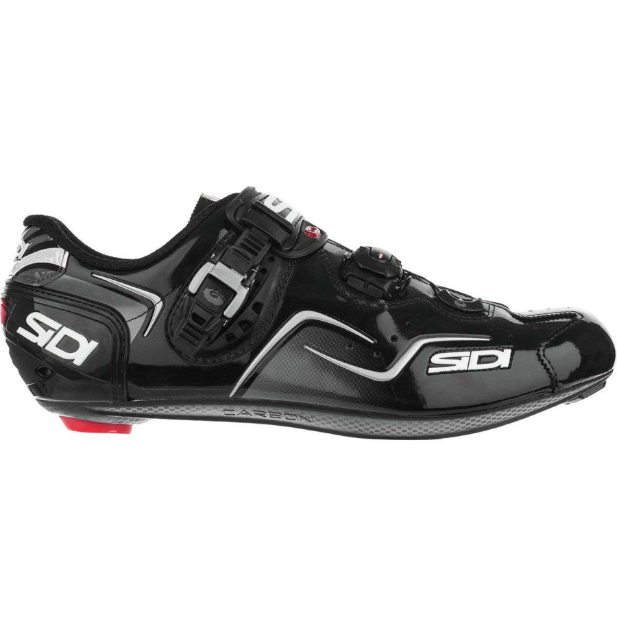 Road Bike Shoes * | Best Sale Sidi Road Bike Shoes Kaos Carbon Cycling Shoe Men'S Black