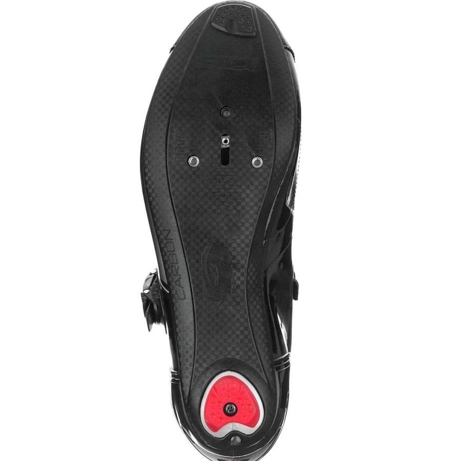 Road Bike Shoes * | Best Sale Sidi Road Bike Shoes Kaos Carbon Cycling Shoe Men'S Black